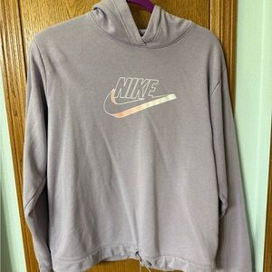 Nike Gray with Multicolor Logo